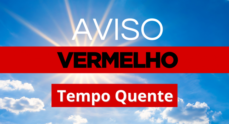 Aviso Vermelho - 3, 4 e 5 julho