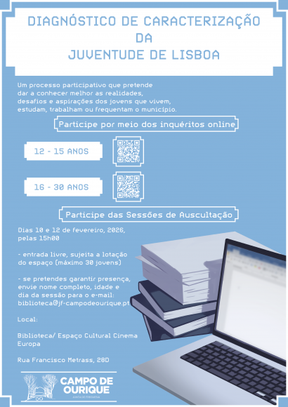 Diagn&oacute;stico de Caracteriza&ccedil;&atilde;o da Juventude de Lisboa